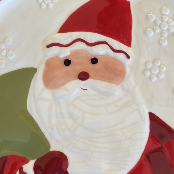 Vintage Hallmark Santa plate 10 1/2” - Picture 2 of 5